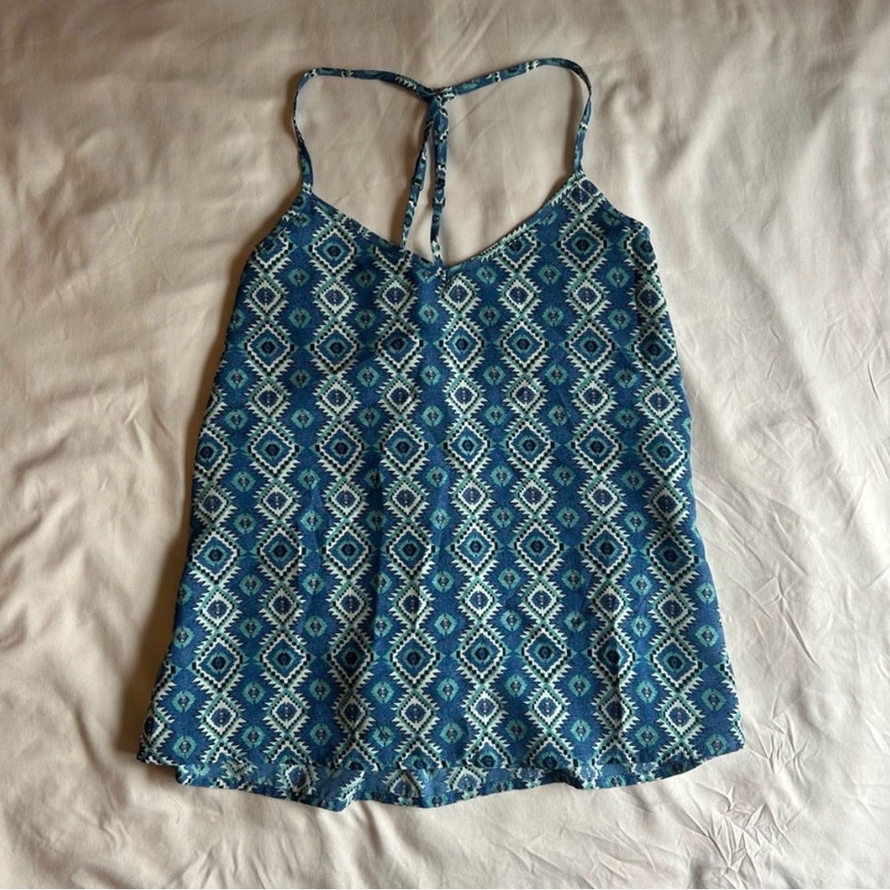 Hollister Boho Geometric Print Tank Top – Size XS